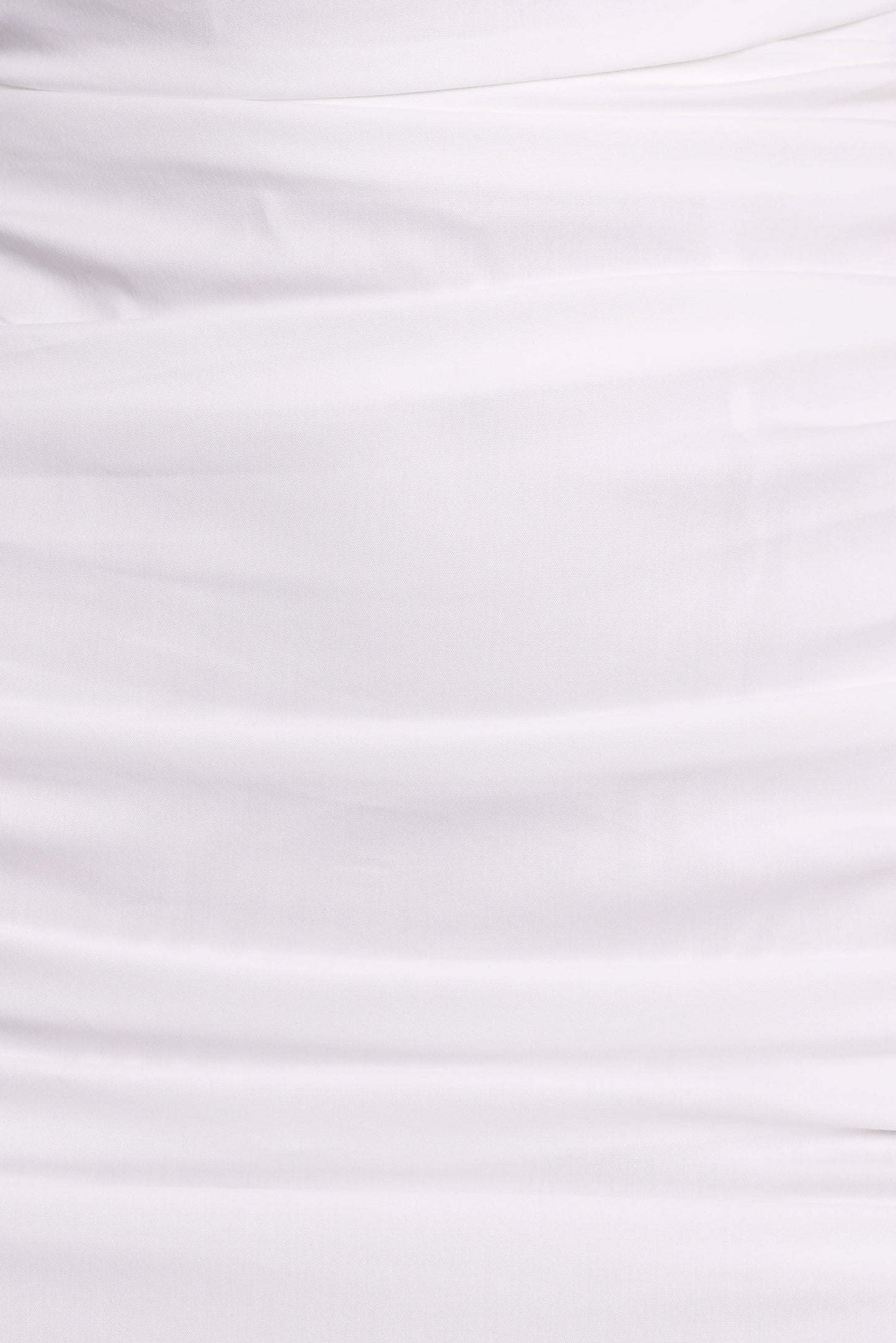 One-Shoulder Frill Ruched Mini Dress