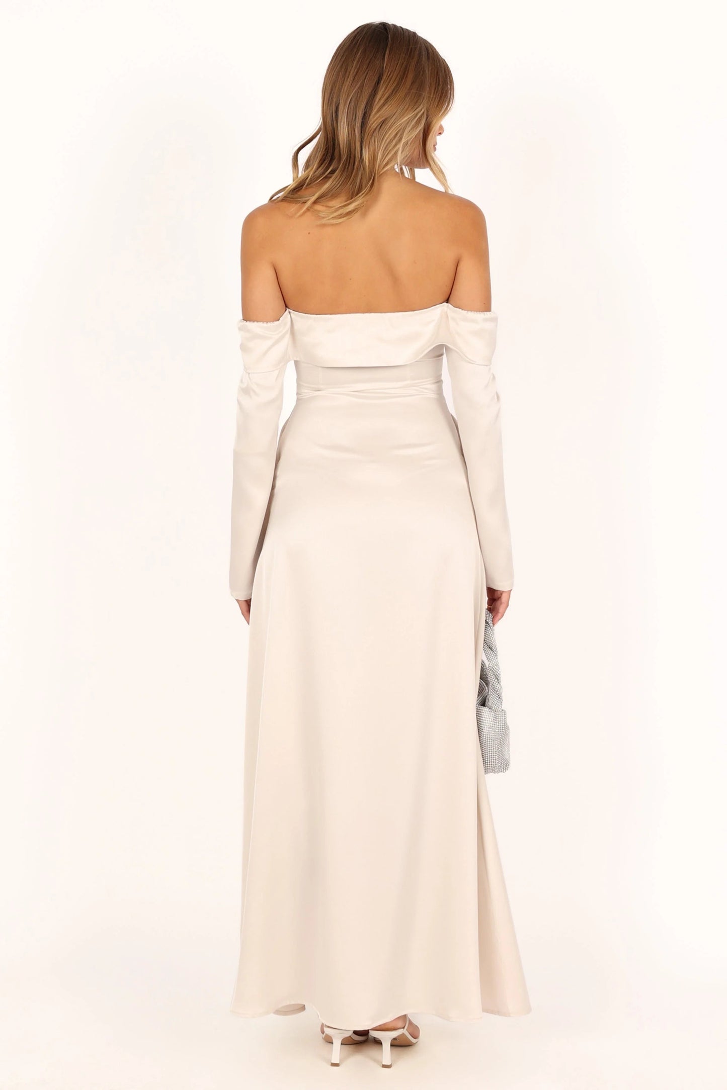 Overlay Off-Shoulder Maxi