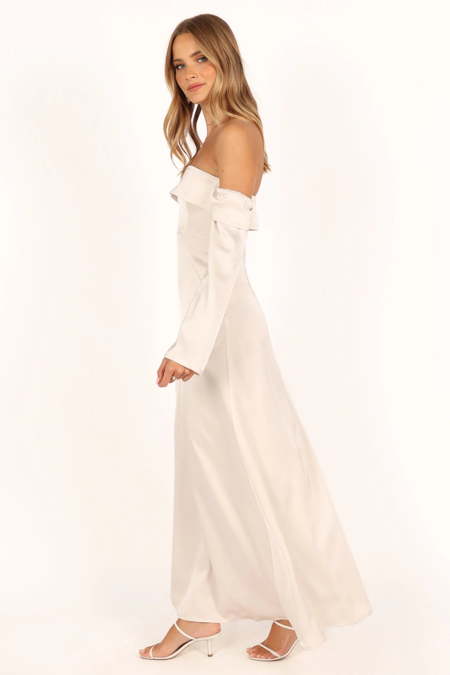 Overlay Off-Shoulder Maxi