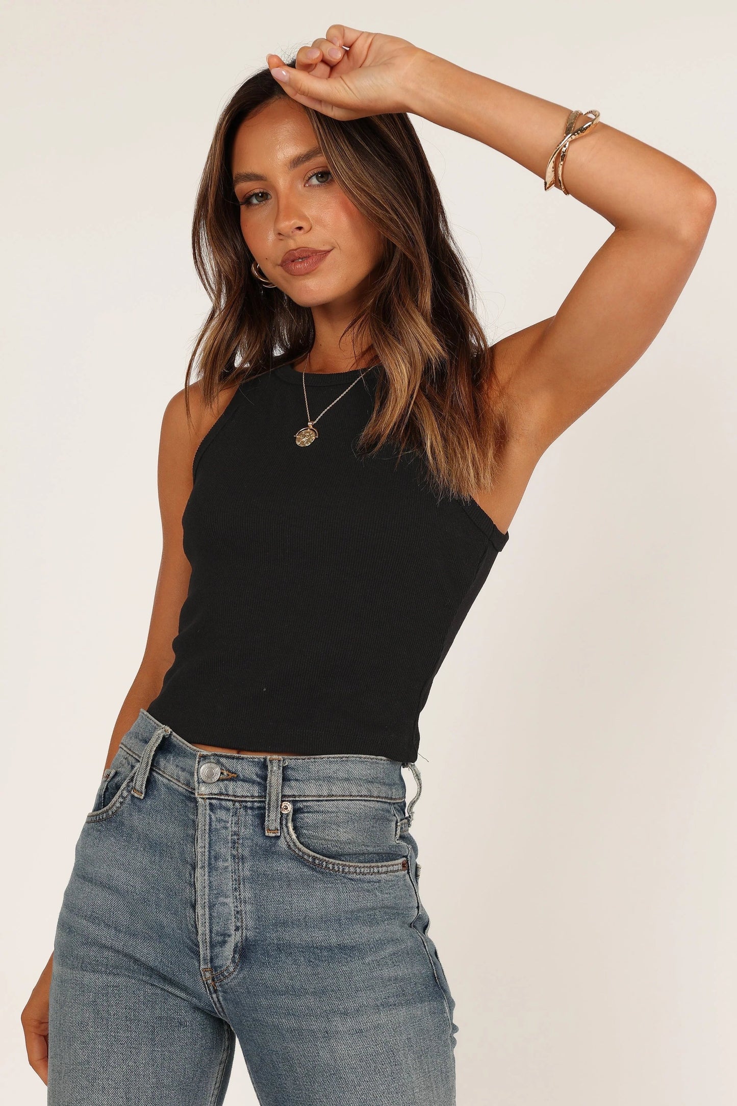 Ribbed Crop Tank Top