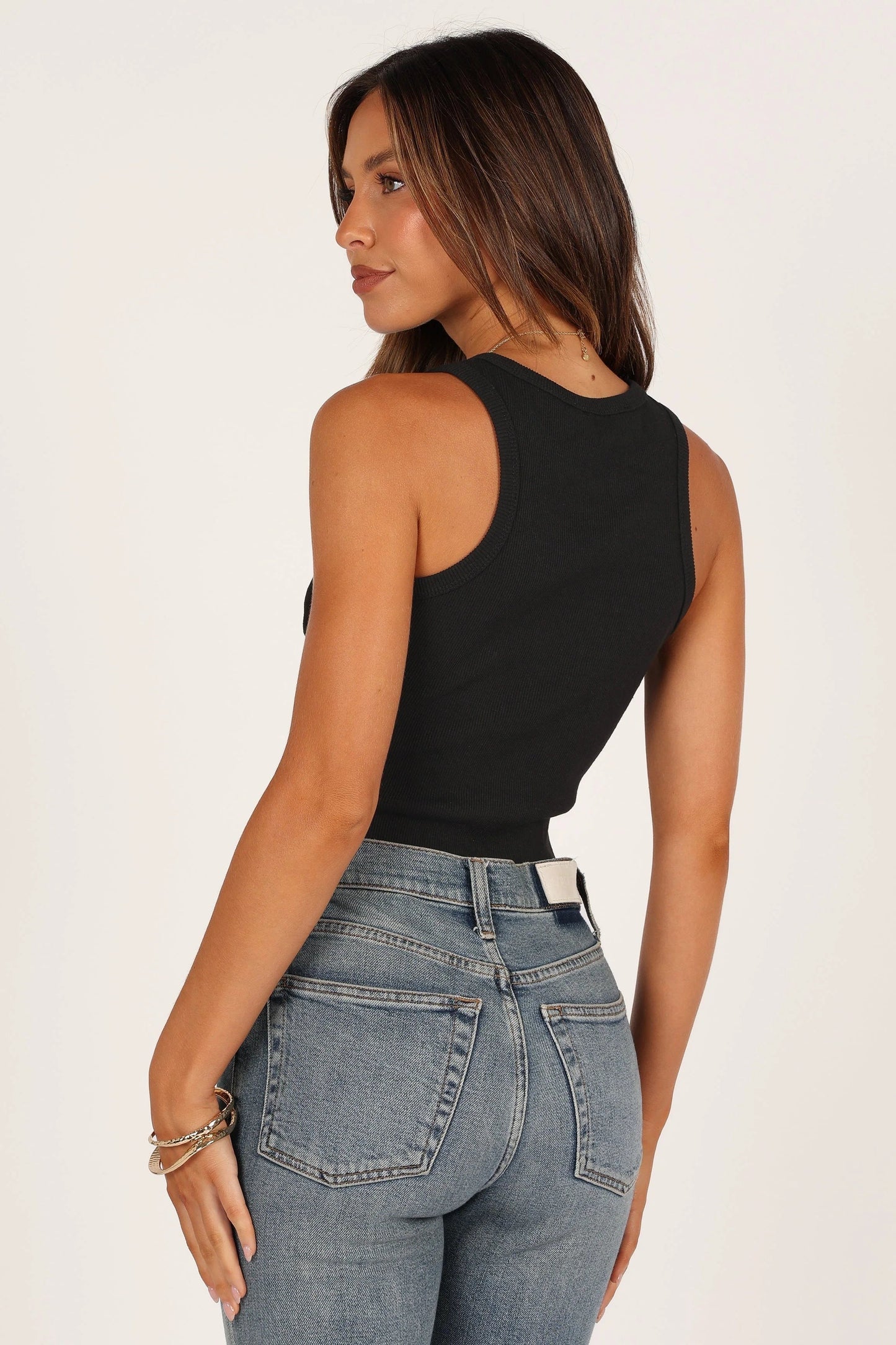 Ribbed Crop Tank Top
