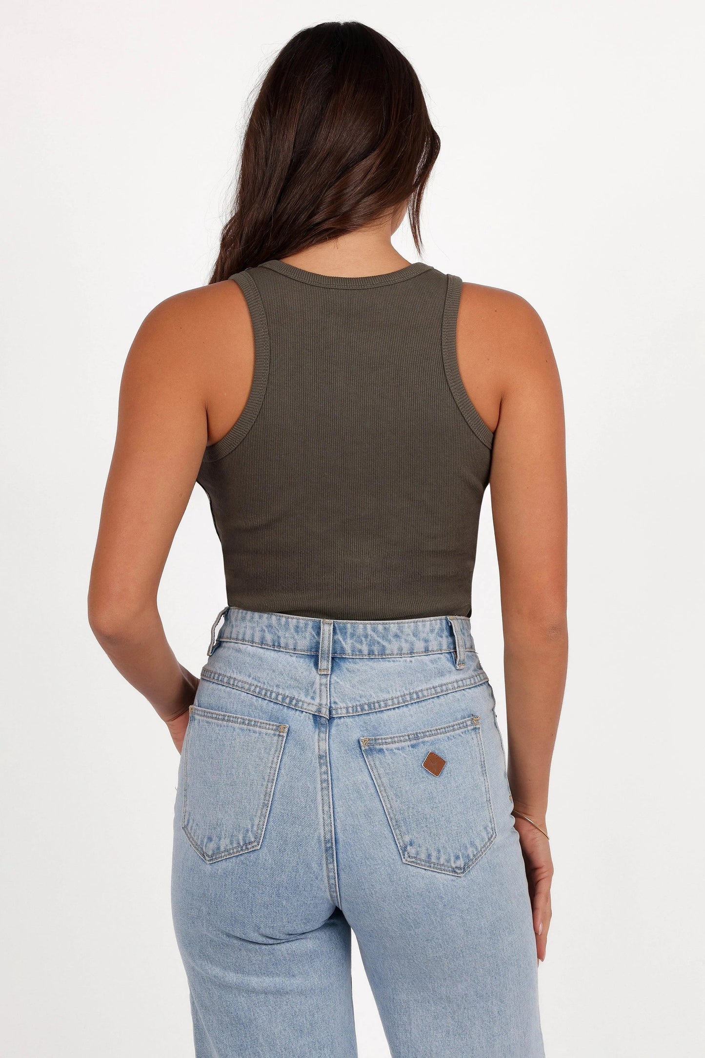Ribbed Crop Tank Top
