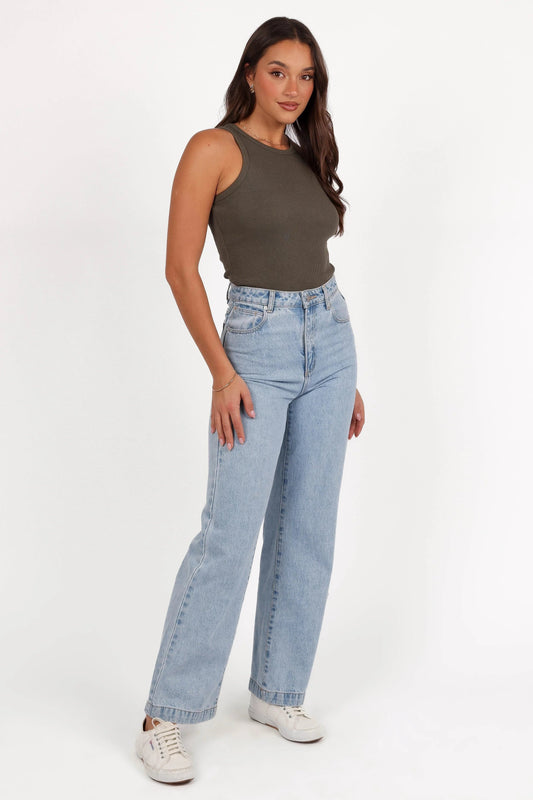 Ribbed Crop Tank Top